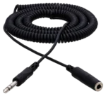 Hosa HPE-325C headphone extension cable with 1/4 inch TRS connectors, 25 feet length