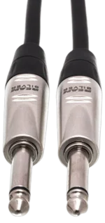 Hosa HPP-003 professional unbalanced interconnect cable with Rean 1/4 inch TS connectors, 3 foot length