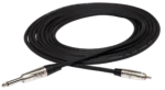 Hosa HPR-020 pro unbalanced interconnect cable with Rean connectors, 20 feet length