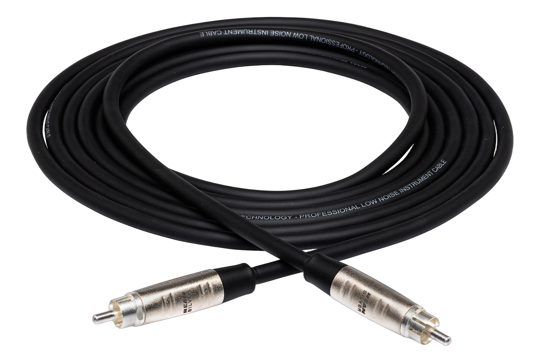 Hosa HRR-003 Pro Unbalanced RCA Interconnect Cable Hosa HRR-003 professional unbalanced RCA interconnect cable with Rean connectors, 3-foot length