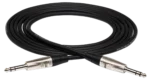 Hosa HSS-020 professional balanced interconnect cable with Neutrik Rean 1/4 inch TRS connectors