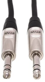 Hosa HSS-020 professional balanced interconnect cable with Rean 1/4 inch TRS connectors, 20 feet