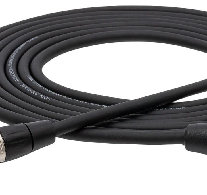 Hosa HXP-003 pro unbalanced interconnect cable with Rean XLR female and 1/4 inch TS connectors