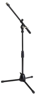 Hosa MSB-382BK black tripod microphone stand base with weighted stability feet