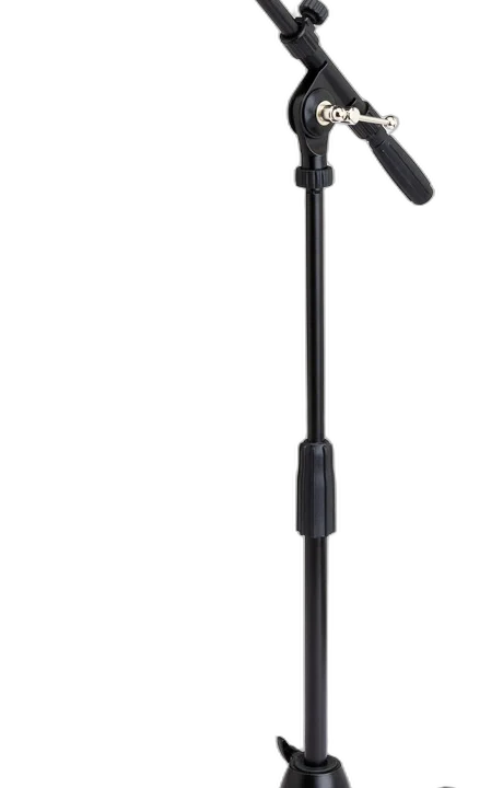 Hosa MSB-382BK black tripod microphone stand base with weighted stability feet
