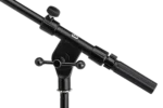 Hosa MSB-521BK black tripod microphone stand base with weighted stability feet