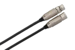 Hosa MSC-015 microphone cable showing Switchcraft XLR female and male connectors with gold-plated contacts