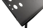 Hosa MUS-439 conductor-style music stand with folding base in professional use setting