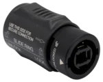 Hosa NL4MMX Neutrik speakON male to male speaker coupler connector with locking mechanism