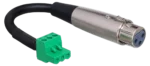 Hosa PHX-206F-BULK low-voltage adapter cable with XLR female connector and PHX3F termination