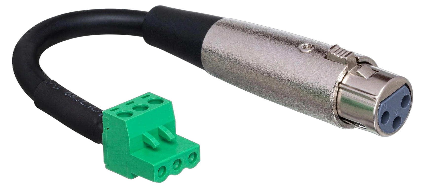 Hosa PHX-206F-BULK XLR Female to PHX3F Adapter Hosa PHX-206F-BULK low-voltage adapter cable with XLR female connector and PHX3F termination