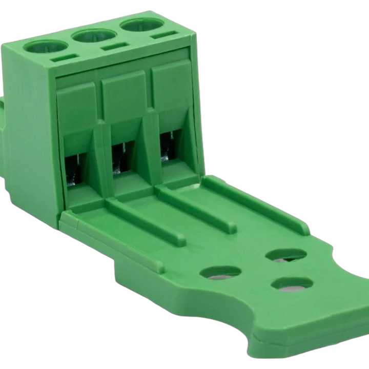 Hosa PHX-300F-BULK Phoenix 3-pole female connector with gold-plated contacts and screw terminals