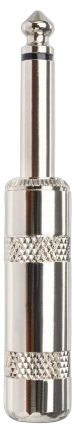 Hosa PLG-025 1/4 inch TS phone connector with gold-plated contacts and durable construction