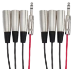 Hosa SH-6X2-20 Pro-Conex Little Bro' Sub Snake 6 XLR sends snake cable in live sound application setup