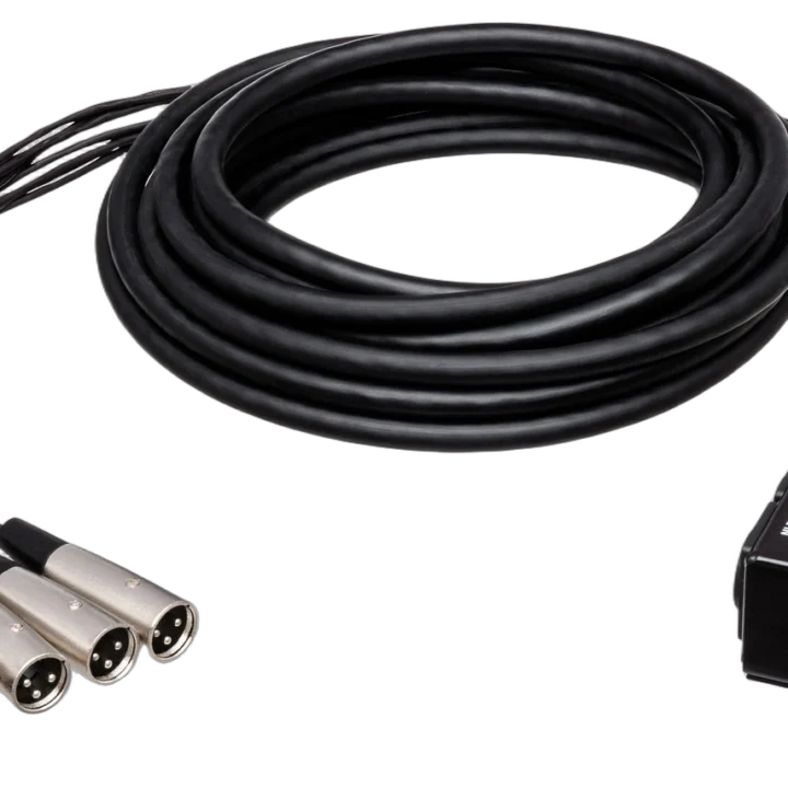 Hosa SH-6X2-30 Pro-Conex Little Bro' sub snake cable with six XLR sends, 30 feet length
