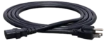Hosa PWC-408 power cord with IEC C13 connector and NEMA 5-15P plug, 8-foot length