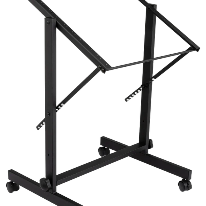 Hosa RMT-152 19-inch 12U rack rolling case with front panel handles and wheels