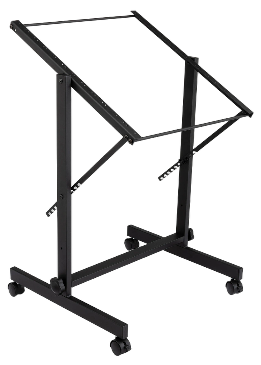 Hosa RMT-152 Rack Mount Case 12U Front View Hosa RMT-152 19-inch 12U rack rolling case with front panel handles and wheels