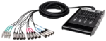 Hosa SH-8X4-100 Pro-Conex stage box snake cable with 8 XLR sends, 100 feet length