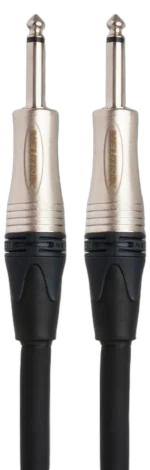Hosa SKJ-200 speaker cable dimensional diagram showing jacket diameter and connector specifications