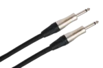Hosa SKJ-200 speaker cable dimensional diagram showing jacket diameter and connector specifications