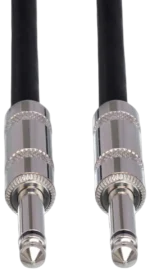 Hosa SKJ-630 speaker cable dimensional diagram showing 1/4 inch TS connectors and 30 foot length specifications