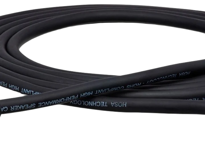 Hosa SKT-425 professional speaker cable with Rean loudspeaker connectors, 25-foot length