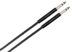 Hosa TTS-102 balanced interconnect cable showing TT TRS connectors and professional construction details