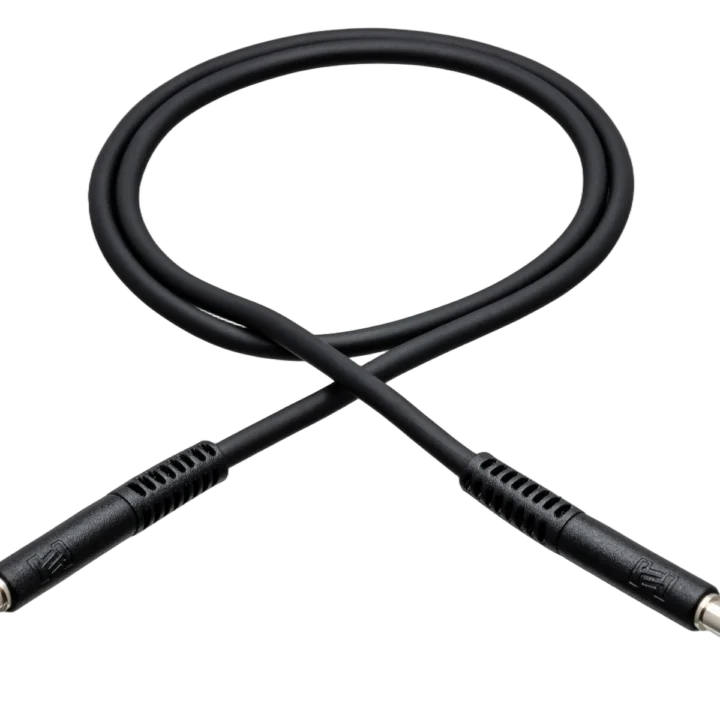 Hosa TTS-102 balanced interconnect cable with TT to TRS connectors, 2-foot length