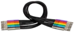 Hosa TTS-890 balanced patch cable with TT connectors, 3-foot length, professional audio connection