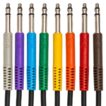 Hosa TTS-890 balanced patch cable connectors and cable construction detail
