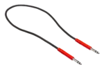 Hosa TTS-890 balanced patch cable showing TT TRS connectors and cable construction detail