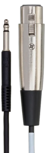 Hosa TTX-103F balanced interconnect cable with XLR female and TRS connectors, 3-foot length