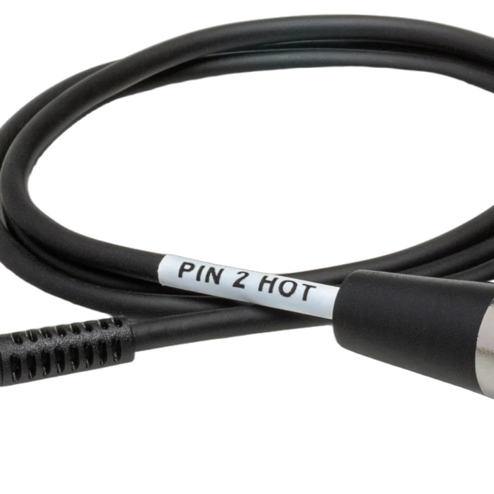 Hosa TTX-103M balanced interconnect cable with TT TRS to XLR male connectors, 3-foot length