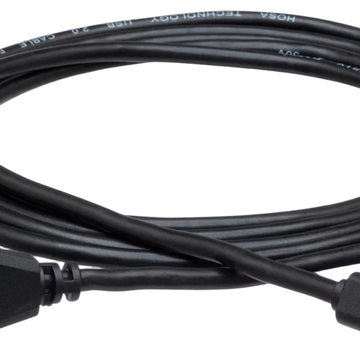 Hosa USB-206AC high speed USB cable with Type A and Micro-B connectors, 6 feet length