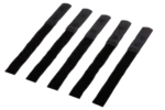 Hosa WTI-148-100 hook and loop cable organizer strap showing adhesive backing and fastening detail