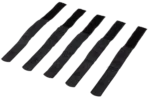 Hosa WTI-148G black hook and loop cable organizer securing audio cables in professional studio setup