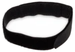 Hosa WTI-156G-20 black hook and loop cable organizer strap with center-pass gap design