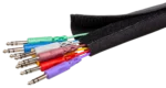 Hosa WTI-375 neoprene cable wrap showing texture and material detail close-up