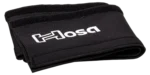 Hosa WTI-375 neoprene cable wrap rolled display showing black protective material