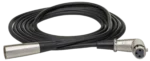 Hosa XFF-125 25-foot balanced interconnect cable with right-angle XLR connectors