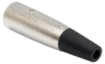 Hosa XLM-035 XLR male connector with gold-plated contacts and durable housing construction