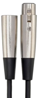 Hosa XLR-102 balanced interconnect cable showing XLR connectors and cable construction detail