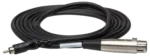 Hosa XRF-110 unbalanced interconnect cable with XLR female and RCA connectors, 10-foot length