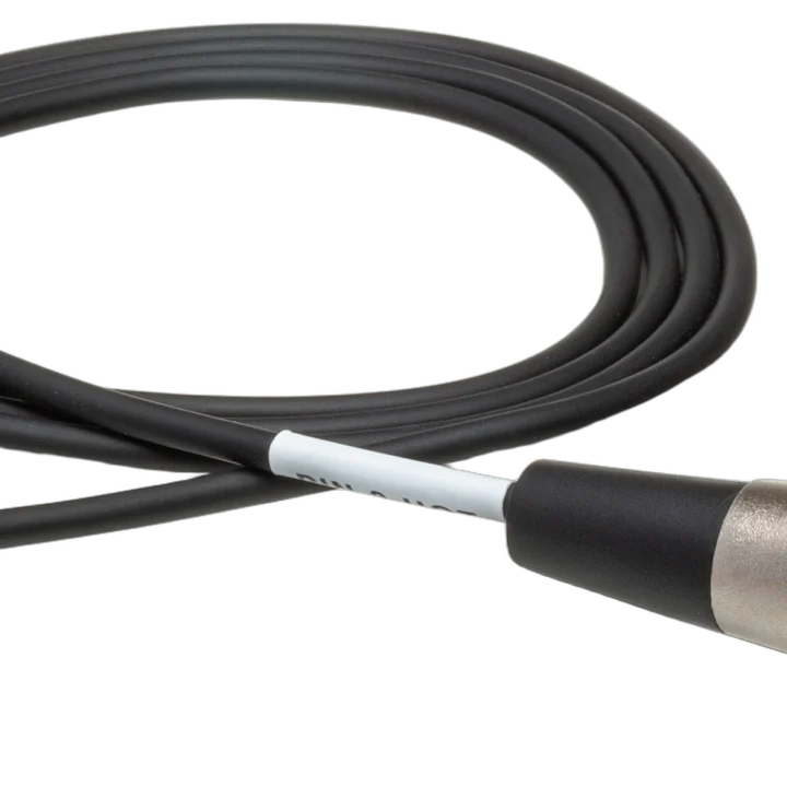 Hosa XVM-305F camcorder microphone cable with XLR female connector and right-angle 3.5mm TS jack