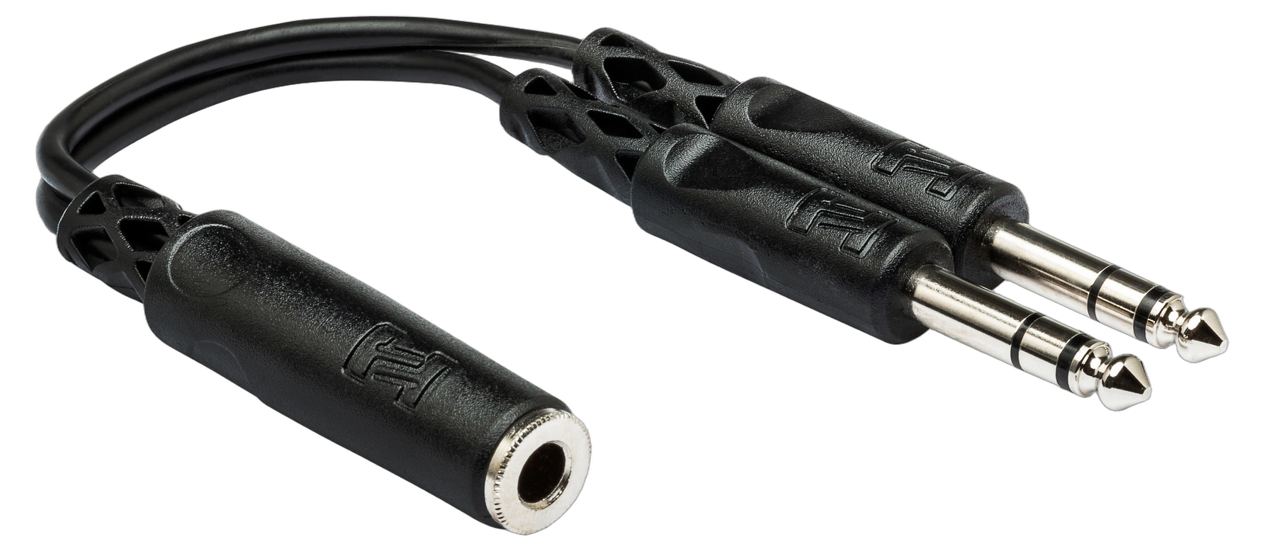 Hosa YPP-308 Y Cable 1/4 inch TRSF to Dual TRS Hosa YPP-308 Y cable with 1/4 inch TRSF connector and dual 1/4 inch TRS connectors